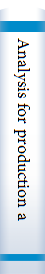 Analysis for production and operations Management
