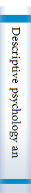 Descriptive psychology and historical understanding /