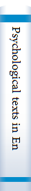 Psychological texts in English