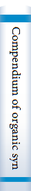 Compendium of organic synthetic methods