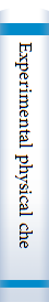 Experimental physical chemistry