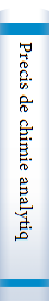 Precis de chimie analytique