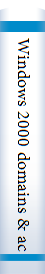 Windows 2000 domains & active directory