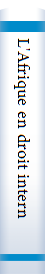 L'Afrique en droit international