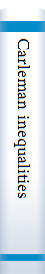 Carleman inequalities