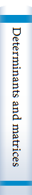 Determinants and matrices