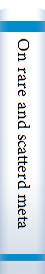 On rare and scatterd metals