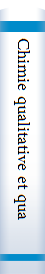 Chimie qualitative et quantitative appliquee