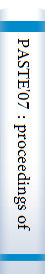 PASTE'07 : proceedings of the 2007 ACM SIGPLAN-SIGSOFT Workshop on Program Analysis for Software Tools & Engineering, San Diego, California, USA, June 13-14, 2007