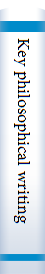 Key philosophical writings
