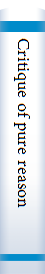 Critique of pure reason