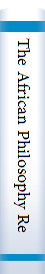The African Philosophy Reader