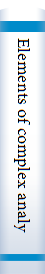 Elements of complex analysis