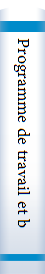 Programme de travail et budget