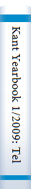 Kant Yearbook 1/2009: Teleology