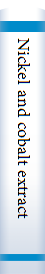 Nickel and cobalt extraction using organic compounds