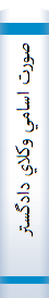 ‎صورت اسامي وکلاي دادگستري حوزه کانون مرکز مجاز در سال ‎۱۳۳۵ ـ ‎۱۳۳۶‎