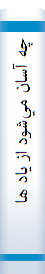 ‎چه آسان مي‌شود از ياد ها رفت‎