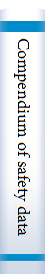 Compendium of safety data sheets for research and industrial chemicals